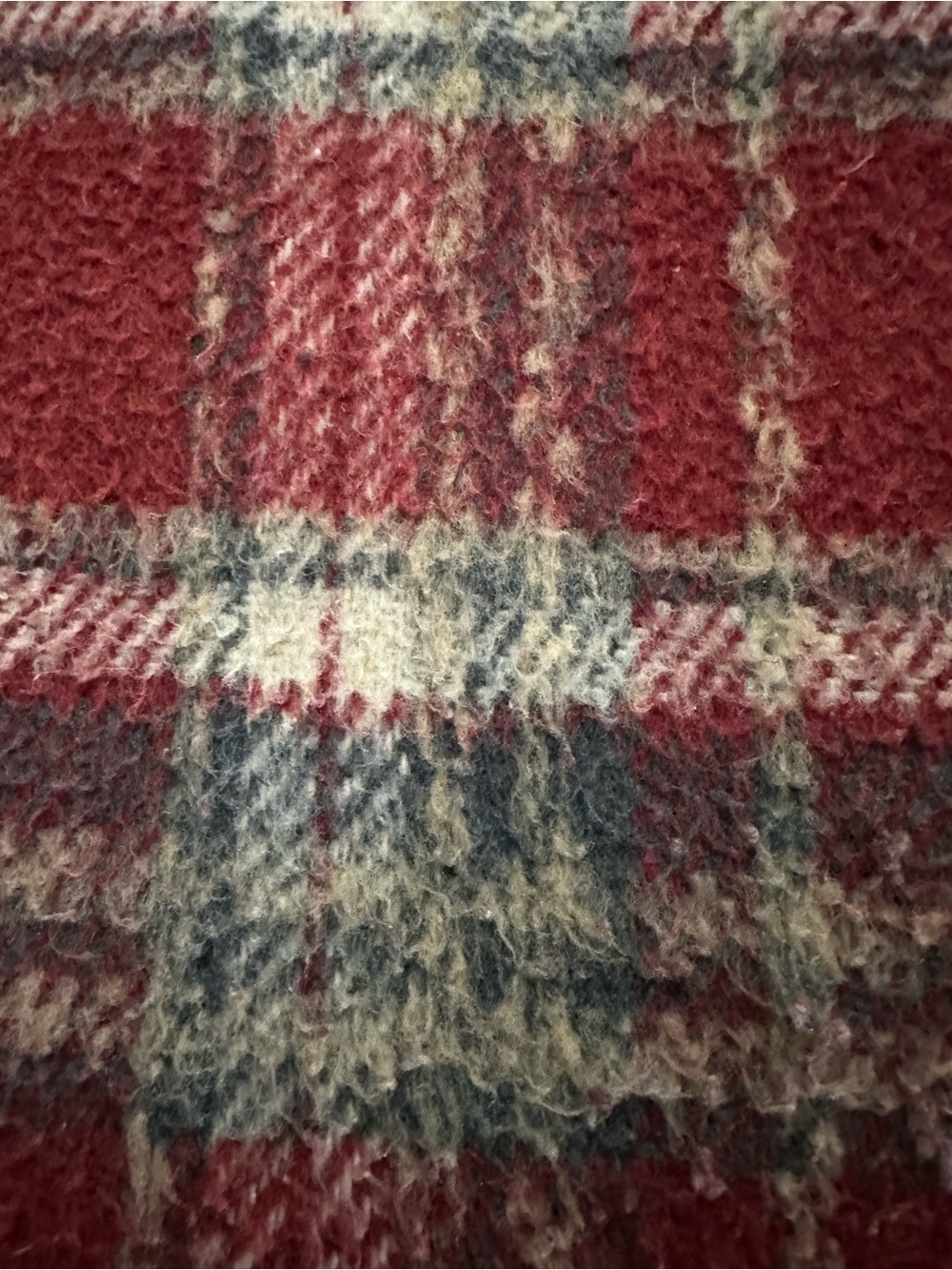 Nice To Meet You Wool Tote Bag Plaid View 4